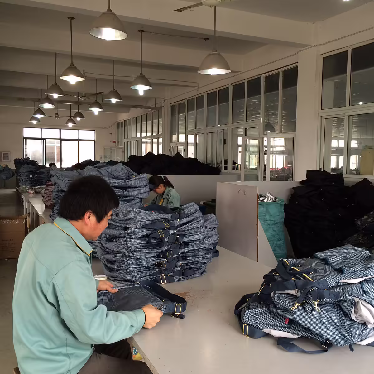 quality checking on custom diaper bag